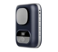 Bosiyrggrl Ventilador PortáTil Cintura 4000 MAh con Clip, Ventilador Personal Cuello, LED, 12 H AutonomíA, 5 Velocidades, RefrigeracióN Corporal para Camping y Lugares Trabajo B