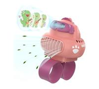 Bosiyrggrl Ventilador Portátil con Correa para la Muñeca,Ventilador Personal de Proyección Dinámica,Ventilador Sin Aspas Manos,Ventilador Giratorio de 360° Rosa