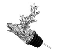 Bosiyrggrl Vertedor Vino con Forma Cabeza Ciervo Sagrado, Whisky, Rejilla Salvaje, Vino Tinto, Boca Vino, Significado Auspicioso, Herramientas para Bar en Casa, Manualidades, Regalo B