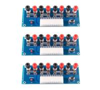 Bosiyrggrl XH-M229 Fuente de Alimentación para Chasis de Computadora de Escritorio Placa de Transferencia ATX Módulo de Cable de Alimentación Módulo de Terminal de Salida de Energía 24 Pines
