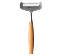 BOSKA Amigo/Raspador de queso blando/Raspador de queso para queso joven/Asa ergonómica/Acero inoxidable de alta calidad/Madera de haya/Extra antiadherente por tratamiento BSF/Muy afilado/Hermosas
