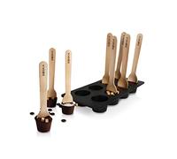 BOSKA Kit para hacer moldes de chocolate, silicona y cuchara Choco