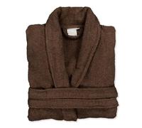 BOSKIMO - Albornoz Unisex - Albornoz de Ducha para Hombre o Mujer - 100% Algodón - Rizo - Disponible con Capucha (FR/ES, Letras, M, Regular, Regular, Nutria, Sin Capucha)