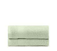 BOSKIMO - Juego de 2 Toallas de Baño - Ducha Algodón Premium - Toalla de Baño Grandes, Mano, Bide y Ducha - 100% Algodón - 450 g - 50x100 - Verde