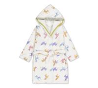BOSKIMO Kids - Albornoz Niños Adolescentes Algodón: Niño, Niña, Unisex, Infantil y Bebé - 100% Algodón Oeko-Tex - 2 Bolsillos, Cinturón, Capucha, Albornoces Rizo Muy Suave con Bordados para niños