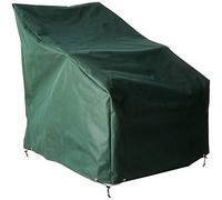 Bosmere C571 Adirondack resistente a la intemperie 33 pulgadas de ancho x 41-1/2 pulgadas de profundidad x 43 pulgadas de alto en la parte trasera del patio, cubierta para funiture-Cover, verde