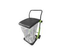 Bosmere Carrito de jardín Multiusos, Cubo de Basura Plegable Ajustable, Cubo de Basura portátil, Acero de aleación, Color Verde