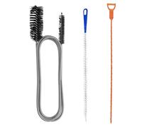 Bosmsaslad 3 Piezas Desatascador Tuberias Profesional, Cepillo Limpieza para Desagüe Flexible Tuberías, Herramienta Multifuncional Drenaje Eliminar Pelos y Desatascar, Cepillo de Limpieza para Desagüe