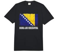 Bosnia y Herzegovina Bandera Envejecida Bosnia Herzegovina Comfort Colors Adult Heavyweight T-Shirt