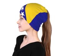 Bosnia Y Herzegovina Bandera Nacional Elastica Pañuelo Cabeza Bandana Multifunción Bufanda Bragas Cabeza Pasamontañas Tubo Residencia Uv Hombres Mujeres Yoga Correr Senderismo Ciclismo