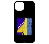 Bosnia Y Herzegovina Ucrania Media Bandera Carcasa para iPhone 15 Plus