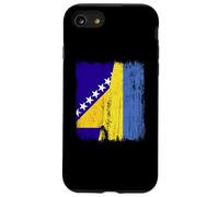Bosnia Y Herzegovina Ucrania Media Bandera Carcasa para iPhone SE (2020) / 7/8