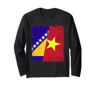 Bosnia y Herzegovina Vietnam Media Bandera Manga Larga