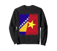 Bosnia y Herzegovina Vietnam Media Bandera Sudadera