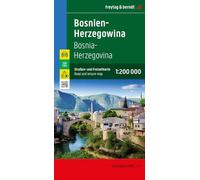 Bosnien-Herzegowina, Straßen- und Freizeitkarte 1:200.000, freytag & berndt: Mit Infoguide, Top Tips: AK 0720: Mit Infoguide, Top Tips, Innenstadtpläne (Auto karte)