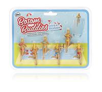 Bosom Buddies - Marcadores para copas de cóctel/vino, S, Plástico, No es una piedra preciosa