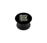 Bosque Bañando Defensor Shinrin-yoku Naturaleza Terapia Amante PopSockets PopGrip Adhesivo