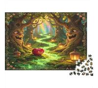 Bosque de Cuento Árbol mágico Puzzle de 1000 Piezas Papel para Adultos Puzzle para Toda la Familia Sendero Encantado Relajación Regalo 52x38cm/1000pcs
