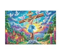 Bosque de Hadas arcoíris Puzzle 1000 Piezas Desafío Intelectual 3D Rompecabezas para Hombres Y Mujeres Obra De Arte Colorido Decoración Hogar 1000 PCS