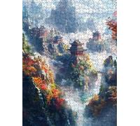 Bosque De Hadas Puzzle 5000 Piezas, Rompecabezas Adultos Puzzle, Desafiante Puzzles de Decoración Juego de, Entretenimiento Juego Educativo para Toda la Familia, para Regalo Decoración DX0YL7-918