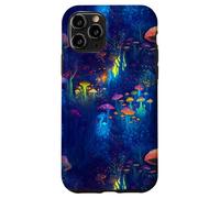 Bosque de hongos trippy con estética de brillo vívido Carcasa para iPhone 11 Pro