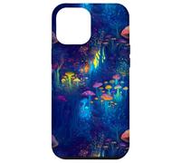Bosque de hongos trippy con estética de brillo vívido Carcasa para iPhone 12 Pro Max