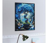 Bosque de los Pitufos Puzzles 500 Piezas Impossible 3D Ultra Difícil Animales y Plantas Rompecabezas para Adultos Desafío Intelectual Estera Portátil DIY Moderno Creativo 500 PCS