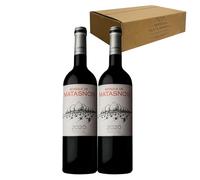 Bosque de Matasnos Etiqueta Blanca - Ideal para Maridar con Carne y Comida Mediterránea - Pack 2 Botellas 75cl