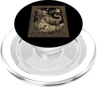 Bosque de montaña de constelación de tótem de Alce Celestial PopSockets PopGrip para MagSafe