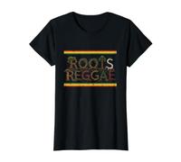 Bosque de Reggae de raíces Camiseta gráfica económica, Mujer, Negro, S