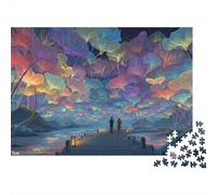 Bosque de Setas de fantasía 1000 Pieza Rompecabezas Conjunto para Adultos Desafío Educativo Regalo Presente Divertido 38x26cm/1000pcs