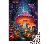 Bosque de Setas de fantasía 1000 Piezas Cartón Extra Grueso Rompecabezas Conjunto Pareja Socios Entrenamiento De Concentración Idea De Regalo 70x50cm/1000pcs