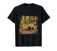 Bosque de tejón, Vida Silvestre, Camino del Bosque, diseño de Escena Animal Camiseta