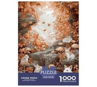 Bosque fantástico Puzzle De 1000 Piezas 70x50cm/1000pcs Fauna Naranja Juego Educativo Y Decorativo Relajación Creativa Regalo Universal para Todos
