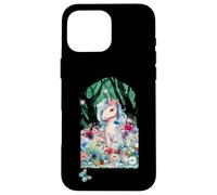Bosque Flores Naturaleza Unicornio Mujer Niña Niño Teenie Caballos Carcasa para iPhone 16 Pro Max
