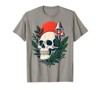 Bosque gótico botánico Cottagecore, Calavera gótica, Hongo, Luna Camiseta