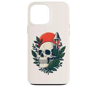 Bosque gótico botánico Cottagecore, Calavera gótica, Hongo, Luna Carcasa para iPhone 13 Pro MAX