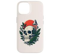 Bosque gótico botánico Cottagecore, Calavera gótica, Hongo, Luna Carcasa para iPhone 14