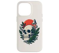 Bosque gótico botánico Cottagecore, Calavera gótica, Hongo, Luna Carcasa para iPhone 14 Pro MAX