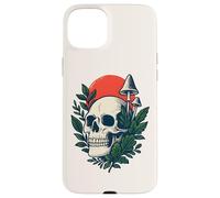 Bosque gótico botánico Cottagecore, Calavera gótica, Hongo, Luna Carcasa para iPhone 15 Plus