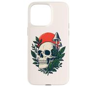 Bosque gótico botánico Cottagecore, Calavera gótica, Hongo, Luna Carcasa para iPhone 15 Pro MAX