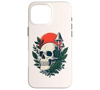 Bosque gótico botánico Cottagecore, Calavera gótica, Hongo, Luna Carcasa para iPhone 16 Pro MAX