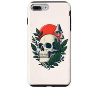 Bosque gótico botánico Cottagecore, Calavera gótica, Hongo, Luna Carcasa para iPhone 7 Plus/8 Plus