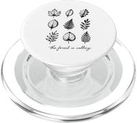 Bosque Hojas Naturaleza Camping Caminar Senderismo Jard PopSockets PopGrip para MagSafe