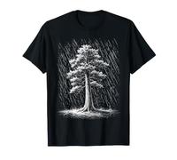 Bosque Lluvioso Árbol Naturaleza Senderismo Rutas Vintage Camiseta