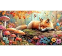 Bosque Mágico Puzzle Imposible,desafío for Adults Entretenimiento Creativo 1000 Piezas Obra de Arte de Juego de para Adultos, Regalos a Partir de 14 Años 38x52cm/1000pcs