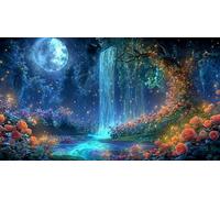 Bosque Mágico Puzzle Imposible,desafío for Adults Juego edugatoivo 1000 Piezas Obra de Arte de Juego de para Adultos y niños 75x50cm/1000pcs