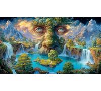 Bosque Mágico Puzzles Imposible,desafío for Adults Juego edugatoivo 1000 Piezas Obra de Arte de Juego de para Adultos y niños 75x50cm/1000pcs