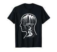 Bosque Mente Naturaleza Camino Desierto Paz Interior Arte Camiseta