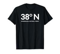 Bosque Nacional Monongahela West Virginia WVA Recuerdo local Camiseta
